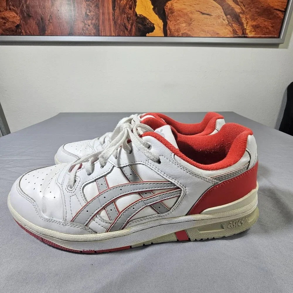 Size 10.5 - ASICS EX89 White Classic Red